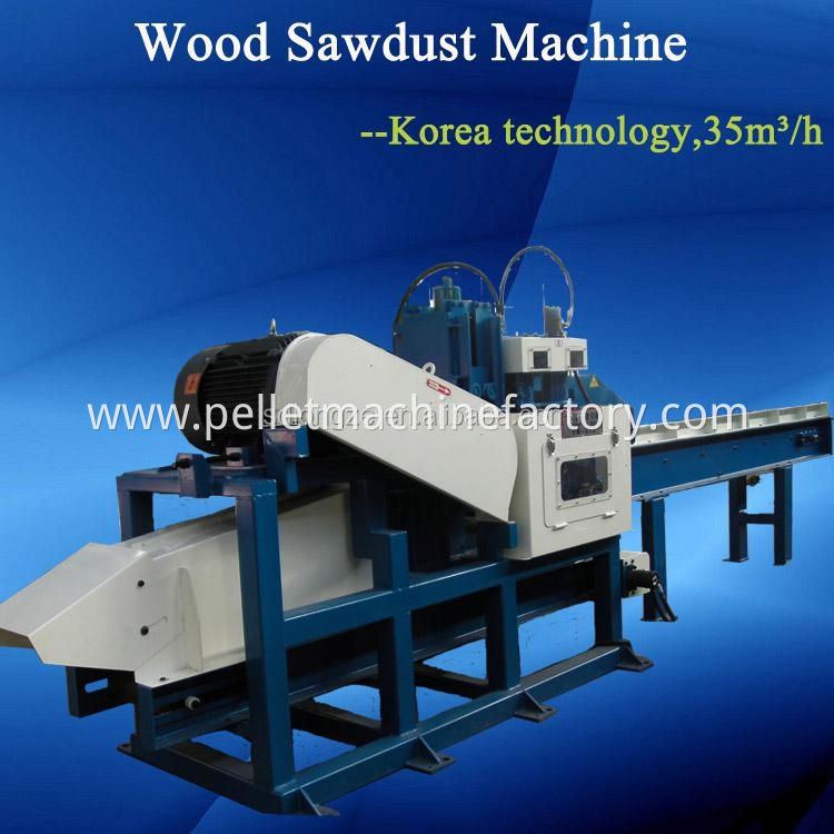 Wood chipper shredder/wood chipper for wood and palm leaves sawdust maker